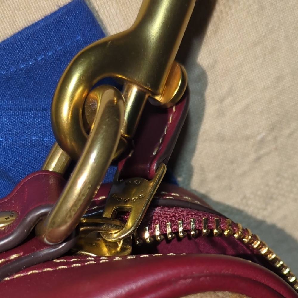 Coach Max 1941 Edition crossbody  Signature Jacquard With Pyramid Rivets $275 - Picture 11 of 13